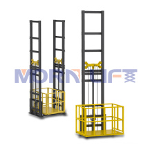 customizable factory outlet hydraulic electric cargo hoist lift goods elevator through floor lift for warehouse
